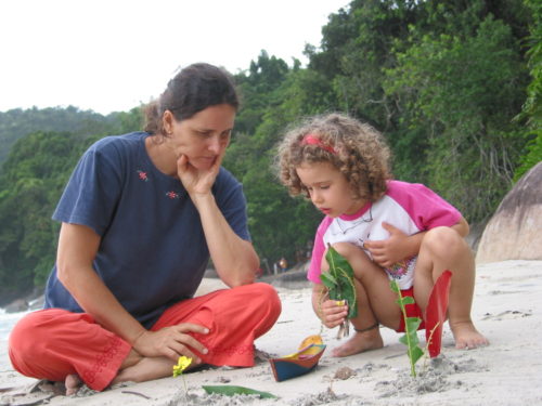 Teresa Cristina Magro com a filha Sophie