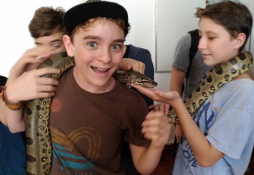 Crianças e cobras